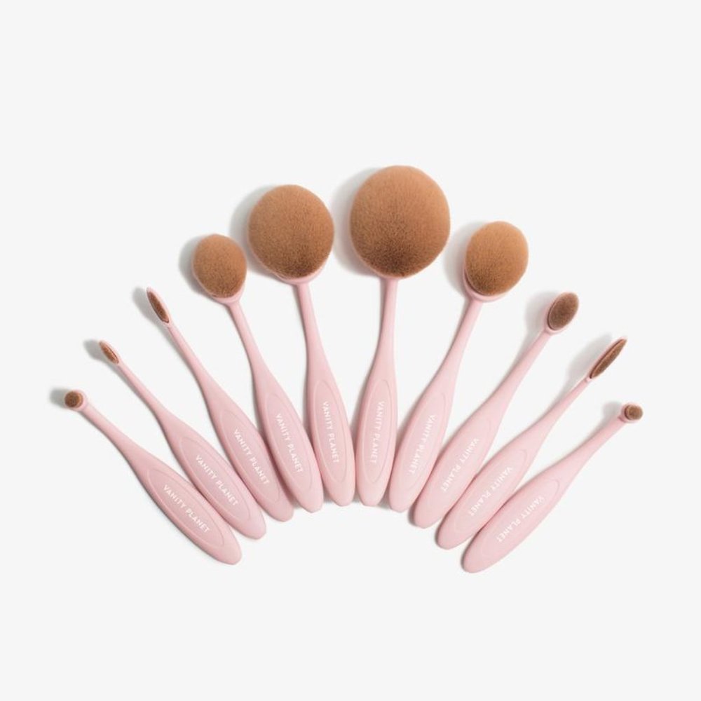 Vanity Planet Blend Party Brush Kit in Pink
